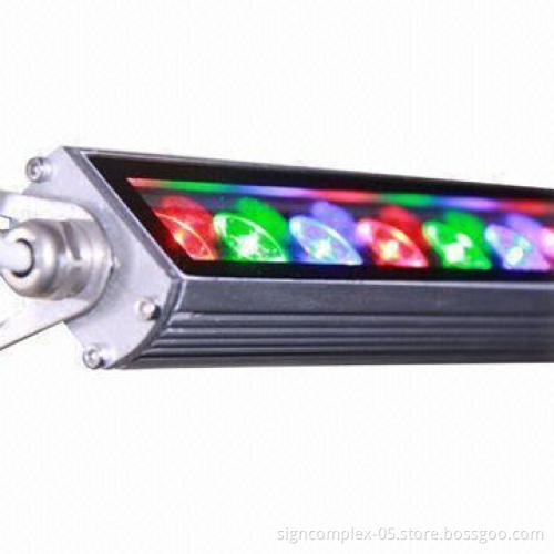 LED Wall Washer with High-efficiency PMMA Optical Lens, Super Slim Design, Pure Spectrum and No UV